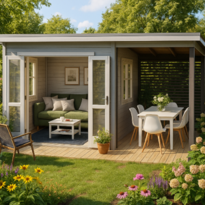 Holzgartenhaus “Elias XL” 7x3m | 3x7m großes Holzgartenhaus mit Veranda | 7x3m großes Holzgartenhaus aus Holz mit Pultdach mit Sonnendach, mit Terrasse Unkategorisiert online kaufen Holzgartenhaus “Elias XL” 7x3m | 3x7m großes Holzgartenhaus mit Veranda | 7x3m großes Holzgartenhaus aus Holz mit Pultdach mit Sonnendach, mit Terrasse Unkategorisiert online kaufen