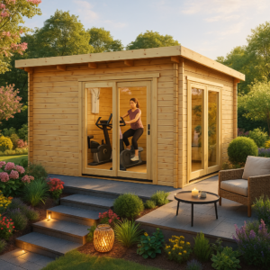 Holzgartenhaus-Fitnessraum “Roland 2” 5x4m Unkategorisiert online kaufen