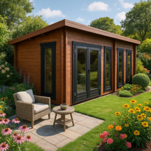14 % Rabatt: Holzgartenhaus “Liam” 6x3m | Modernes Gartenblockhaus 16m² | Ideales Homeoffice, Fitnessraum oder Spielzimmer | Flachdach-Holzgartenhaus Unkategorisiert online kaufen