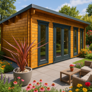 12 % Rabatt: Pultdach-Holzgartenhaus “Barbados” 5x4m | Großer Gartenhobbyraum 21m² | Geräumiges, hochwertiges Blockhaus Unkategorisiert online kaufen